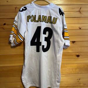 Pittsburgh Steelers Troy Polamalu #43 NFL Reebok On Field Size 54